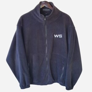 Vintage Ultra Club Black Fleece Jacket with WS Logo
